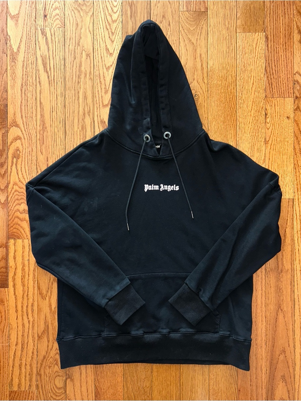 Palm Angels Black Hoodie Size XL
